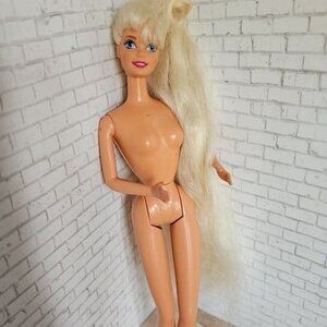 Vintage 1995 Mattel Barbie Jewel Hair Mermaid #Q281 Nude Doll Long Hair Rare